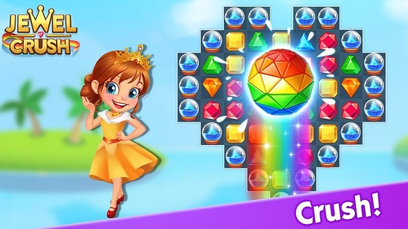 Jewel Crush – Match 3 Legend v6.1.5 MOD APK (Unlimited money)