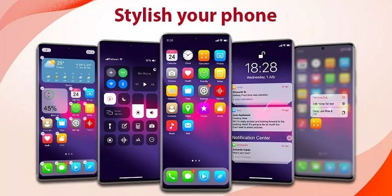 Launcher iPhone v9.7.0 MOD APK (Premium unlocked)