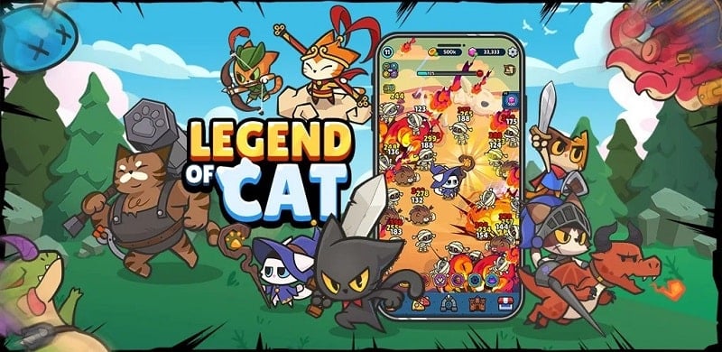 Legend of Cat v1.0.09 MOD APK (Menu/Unlimited Currency)