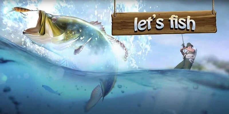 Let’s Fish v6.4.1 MOD APK (Menu, Instant fishing/Line never breaks)