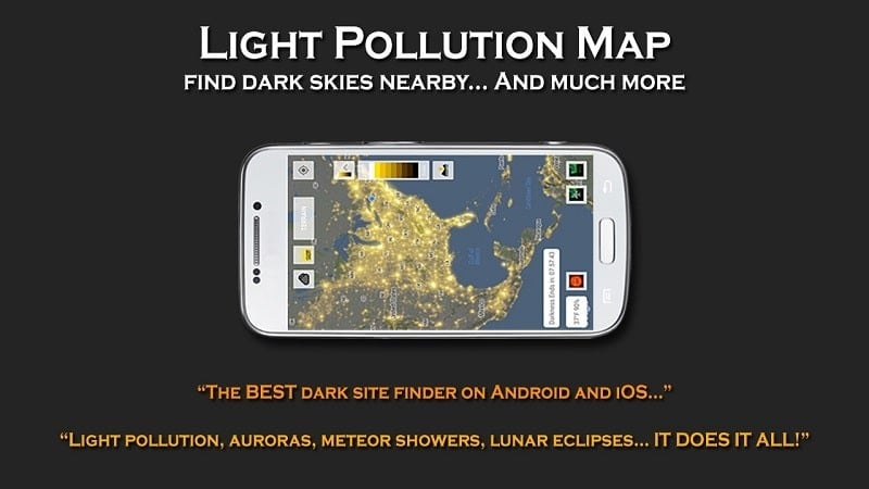 Light Pollution Map v5.2.0 MOD APK (Unlocked Pro)