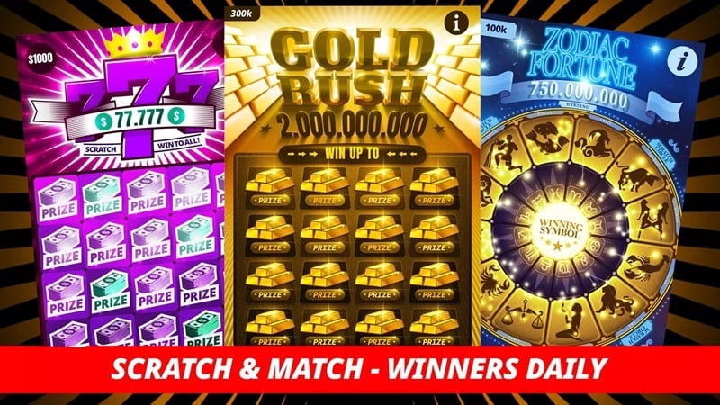 Lottery Scratchers v1.5.5 MOD APK (Unlimited Money)