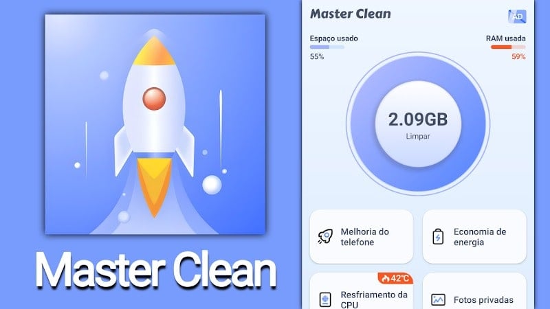 Master Clean Phone Cleaner v2.0.0.9 MOD APK (Unlocked Premium)