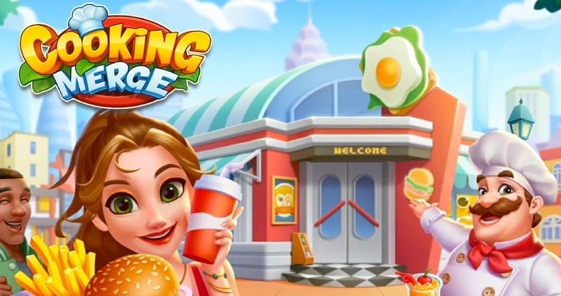 Merge Cooking v1.0.56 MOD APK (Unlimited money)