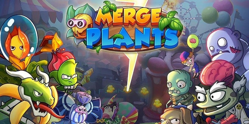 Merge Plants: Aliens Defense v0.1.7 MOD APK (Unlimited money)