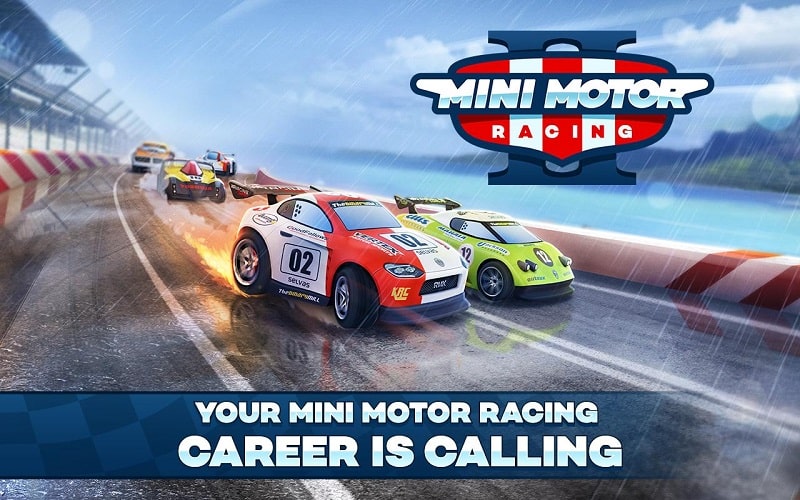 Mini Motor Racing 2 v1.2.029 MOD APK (Menu, Unlimited nitro/No damage)