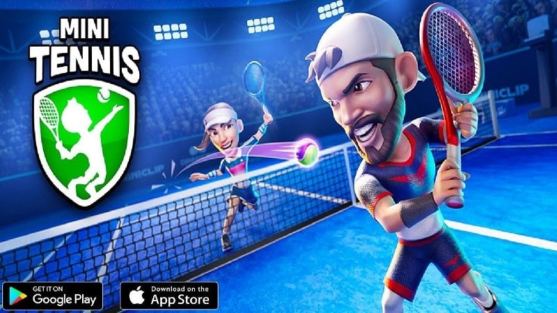 Mini Tennis v1.7.6 MOD APK (Menu/Always out ball)