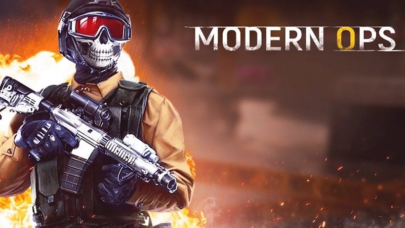 Modern Ops v9.18 MOD APK (Menu/No recoil, Aim Assist/Stupid AI)