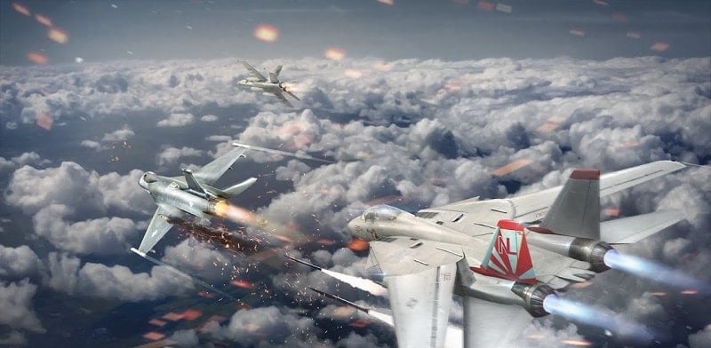 Modern Warplanes v1.20.2 MOD APK (Unlimited rockets, Premium rewards)