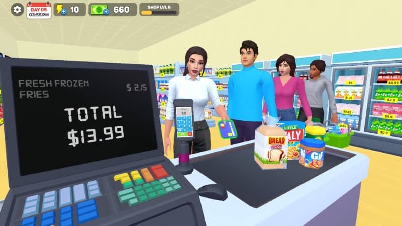 My Supermarket Simulator 3D v1.4.7 MOD APK (Unlimited money/Energy)