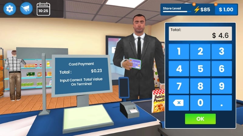 My Supermarket Store Sim v2.0 MOD APK (Free purchase)