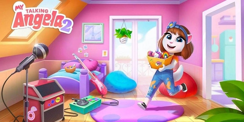 My Talking Angela 2 v3.0.1.27669 MOD APK (Unlimited money)