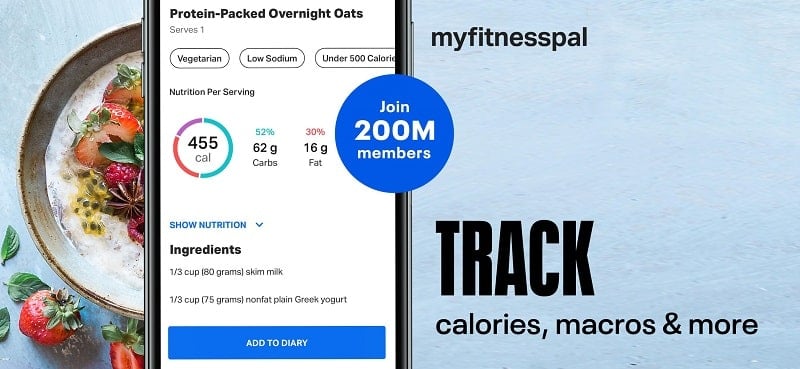 MyFitnessPal v24.40.0 MOD APK (Premium unlocked)