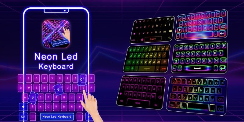 Neon LED Keyboard v3.6.9 MOD APK (Premium unlocked)