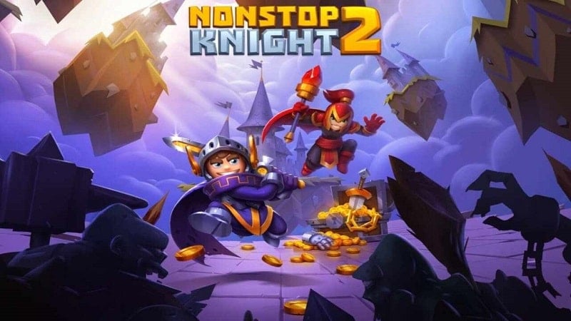 Nonstop Knight 2 v3.1.3 MOD APK (Menu, God mode/Unlimited skills, mana)