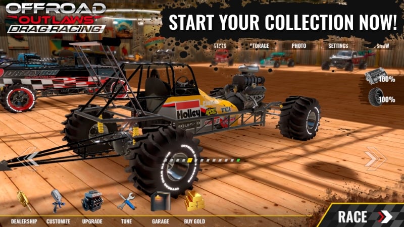 Offroad Outlaws Drag Racing v1.0.10 MOD APK (Unlimited Money/Unlocked cars)