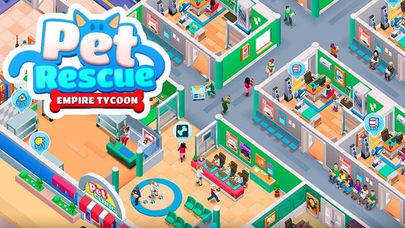 Pet Rescue Empire Tycoon v1.3.3 MOD APK (Unlimited money)