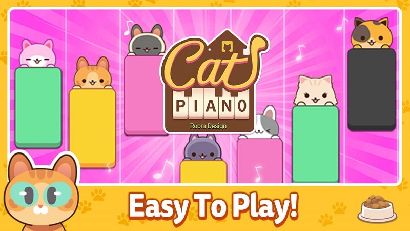 Piano Cat Tiles – Room Design v1.3.0 MOD APK (Unlimited diamonds)