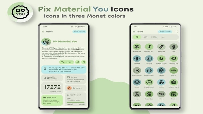 Pix Material You Icons v9.7.Build MOD APK (N/A)