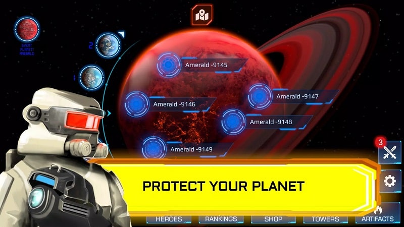 Planet TD Tower Defense Game v68 MOD APK (Unlimited money)