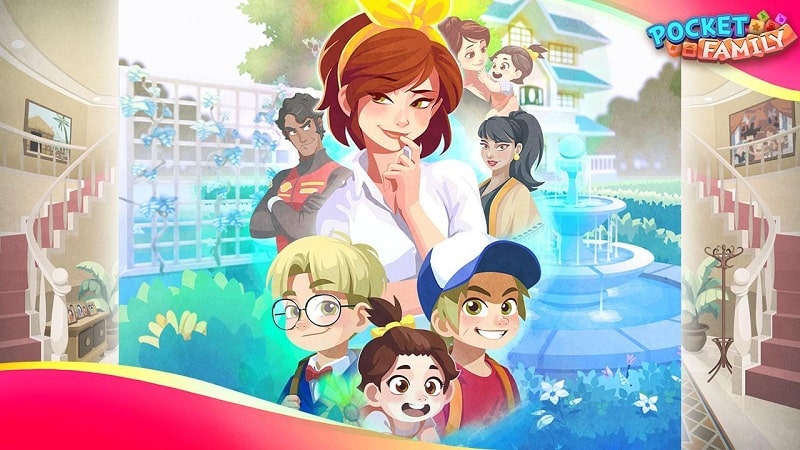 Pocket Family Dreams v1.1.5.42 MOD APK (Unlimited coins, stars/Unlocked)