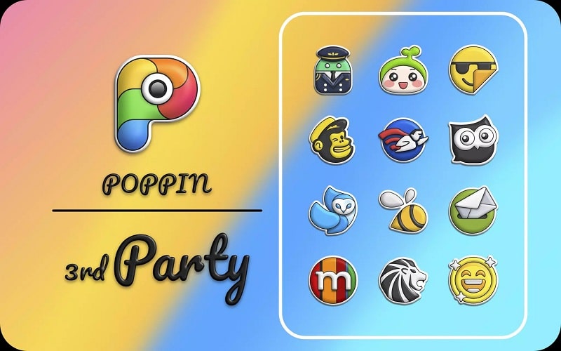 Poppin icon pack v2.7.0 MOD APK (N/A)