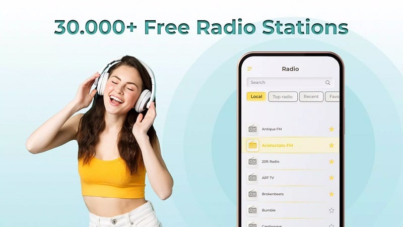 Radio FM AM Live Radio Station v2.2.7 MOD APK (Premium unlocked)