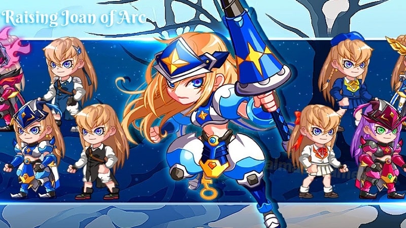 Raising Joan of Arc v1.8.0 MOD APK (Menu/Unlimited Currency/Damage)