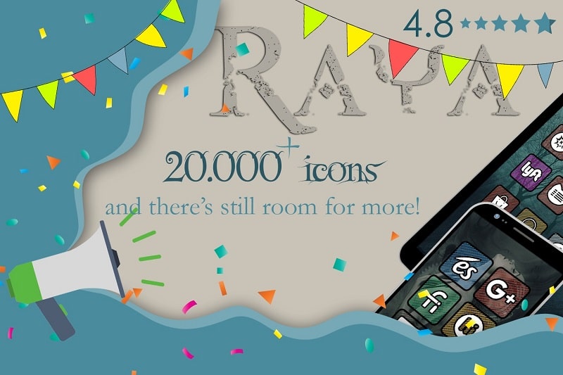 Raya Reloaded Icon Pack v207.0 MOD APK (N/A)