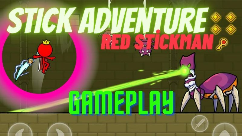 Red Stickman: Stick Adventure v2.7.7 MOD APK (Unlimited money, skins)