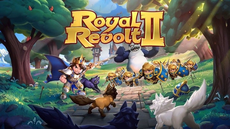 Royal Revolt 2 v10.4.0 MOD APK (Menu, Dumb enemy/God mode)