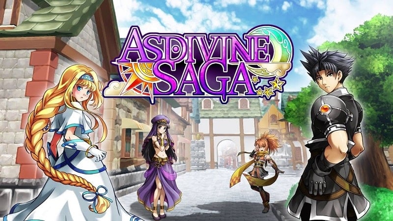 RPG Asdivine Saga v1.1.3g MOD APK (Menu, Unlimited money, Unlocked)