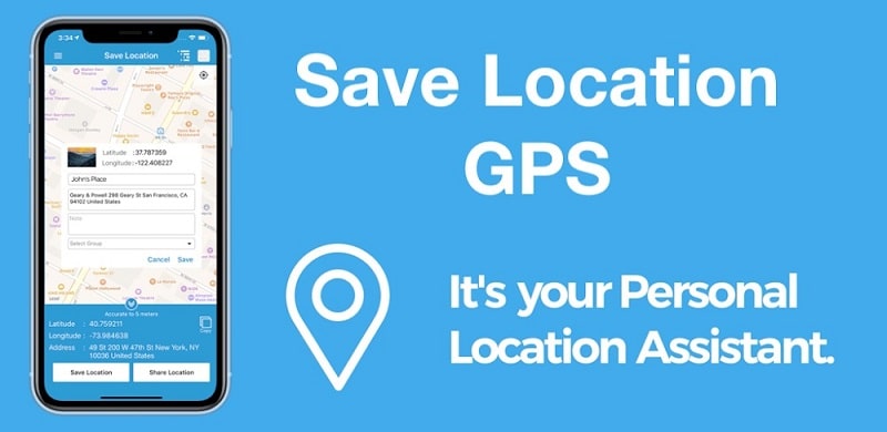 Save Location GPS v9.3 MOD APK (Premium Unlocked)