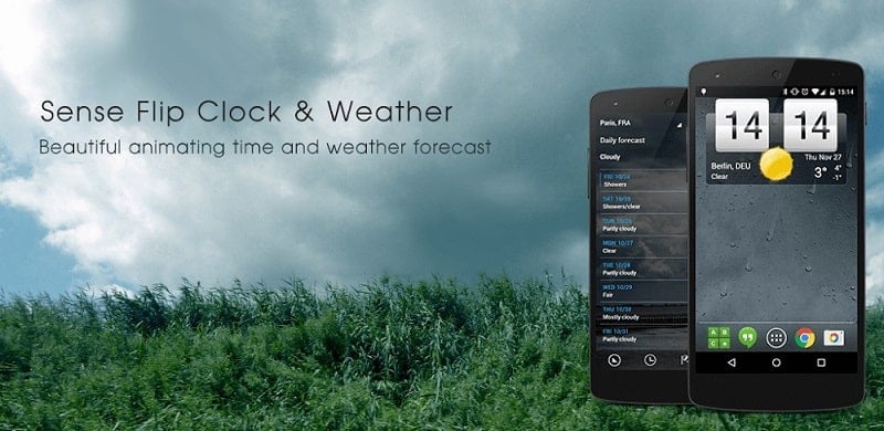 Sense V2 Flip Clock & Weather v7.10.2 MOD APK (Premium Unlocked)