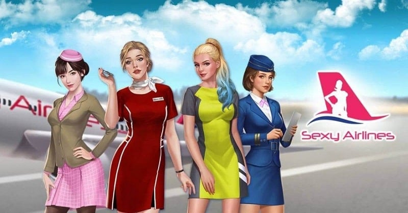 Sexy Airlines v3.0.0.8 MOD APK (Menu, Unlimited money, messenger, unlocked)