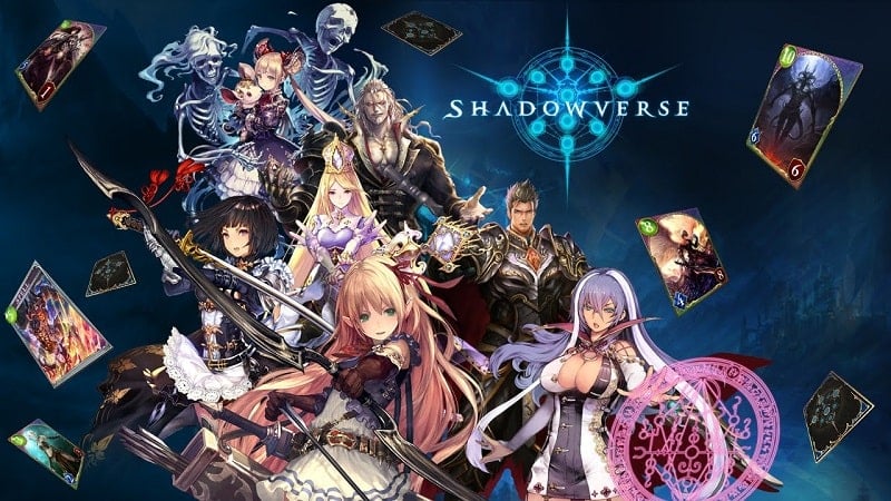 Shadowverse CCG v4.6.1 MOD APK (Menu/Onehit, dumb enemy)