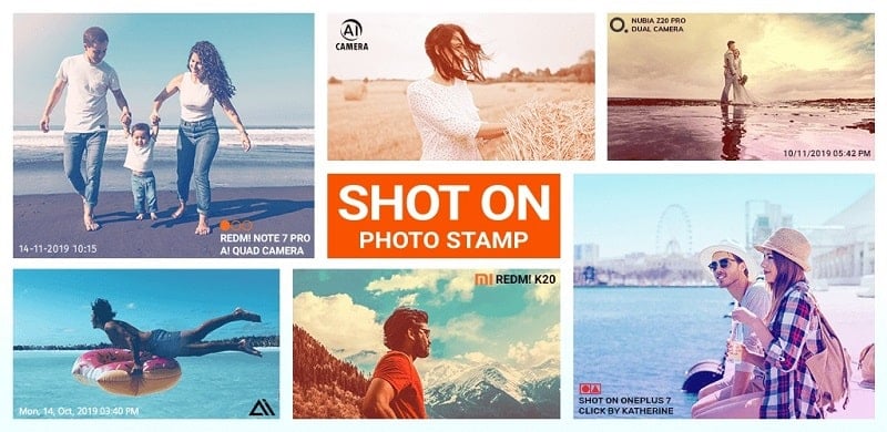 Shot On Stamp Photo Camera v1.6.7 MOD APK (Pro Unlocked)