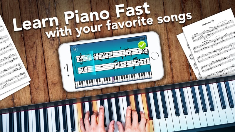 Simply Piano by JoyTunes v7.28.6 MOD APK (Premium Unlocked)