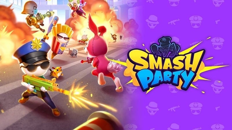 Smash Party v1.2.37 MOD APK (Unlocked Weapon/Clothes/Pet.)