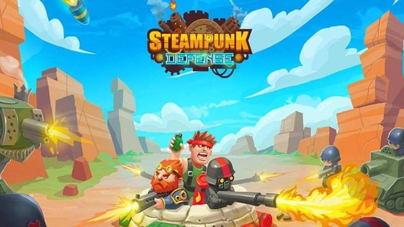 Steampunk Defense v20.32.640 MOD APK (Free shopping)