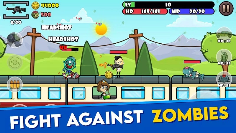 Stickman and Gun: Zombie War v1.0.6 MOD APK (Menu/God mode/Unlimited ammo)