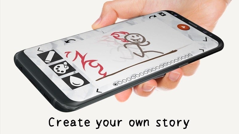 Stickman: draw animation v5.3.10s MOD APK (Premium unlocked)