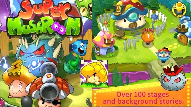 Super Mushroom VS Bacteria v1.2.59 MOD APK (Free shopping)