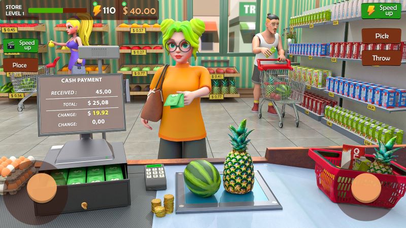 Supermarket Store Simulator v1.0.8 MOD APK (Free rewards)