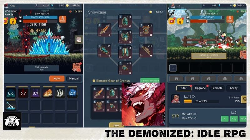 The Demonized v2.4.0 MOD APK (Menu/Damage/Live/Attack speed multiplier)