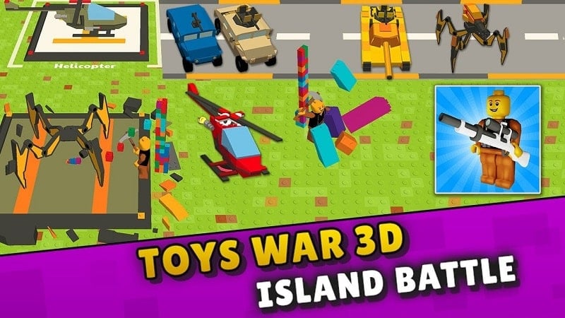 Toys War 3D v0.4.10 MOD APK (Menu/Resources/Damage Multiplier)