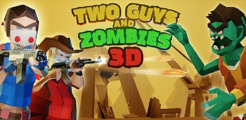 Two Guys & Zombies 3D v0.810 MOD APK (God mode/Unlimited diamonds)