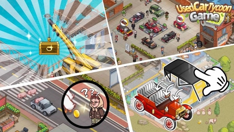 Used Car Tycoon Game v23.6.11 MOD APK (Unlimited money, unlocked)