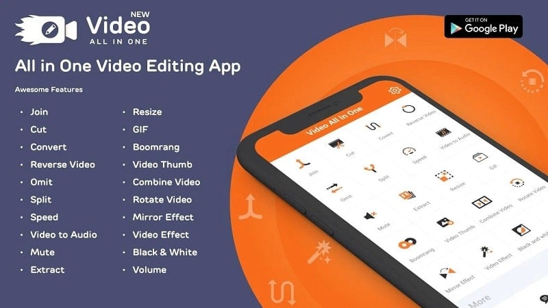 Video All in one editor v2.0.25 MOD APK (Pro Unlocked)