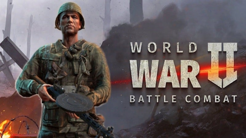 World War 2: Shooting Games v4.50 MOD APK (Menu/FOV/Aim/No recoil/Dumb enemy)